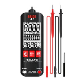 CENPEK Smart Digital Multimeter with LED Flashlight with LCD Display, 3 Results, Voltage and Current Tester for Electricians and Home
