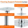YEUQWJ 2 Pack Adjustable Support Jack for The Floor,Deck Foundation,Post