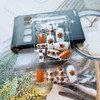 24Pcs Autumn Thanksgiving Press on Nails Short Square Fake Nails