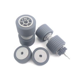 OKLILI - Juego de rodillos separadores de freno para escáner compatible con Fujitsu fi-6400 fi-6420 fi-6800 PA03575-K011 PA03575-K012 PA03575-K013