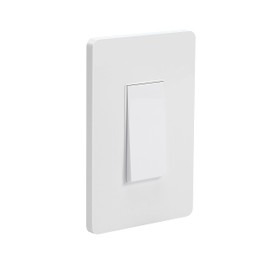 Smart Light Switch Without Neutral Wire, Zigbee Single Rocker, 1-Pack, Tuya Hub Required, Alexa and Google Home Compatible