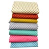 AMORNPHAN 100% Printed Polka dot Cotton Quilting Fabric Bundle for