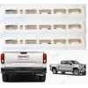 GMC 3PCS Chrome Door Rear Tailgate 2019+ UP GMC SIERRA