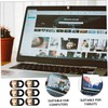 Mobestech 6pcs Ultra-Thin Laptop Webcam Cover Slide Blocker for Computers