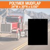 Buyers Products RC30PPB, 2 Pack, Super Durable Black Polymer Mudflaps