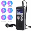 Digital Voice Recorder Mini Dictaphone Audio Sound Recorder Small Spy