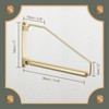 Folding Wall Mounted Clothes Hanger Rack Clothes Hook Solid Brass