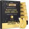 tibobo 24 Pairs Under Eye Fine Line Patches 24K Gold