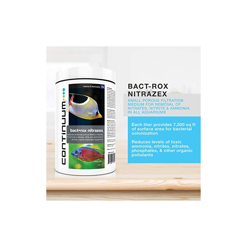 Continuum Aquatics Bact Rox Nitrazex – Small Porous Filtration Media