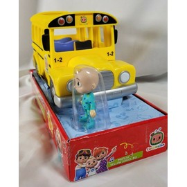 Jazwares Cocomelon Musical JJ Figure Yellow School Bus with Sound & 3" Figure SHIPS FREE!
