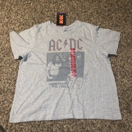 Graphic Tee NWT AC/DC Rock Band Highway to to Hell Women's Graphic Tee T-Shirt XL