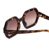 SITO SHADES Foxy Womens Square Rectangle Sunglasses in Honey Tortoise/Standard