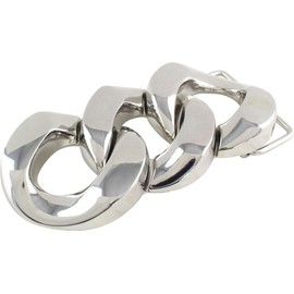 BELTINGER Belt Buckle Three Ring 4.0 cm | Buckle Interchangeable Buckle Belt Buckle 40 mm Solid | Interchangeable Belt up to 4 cm, Shiny Gold