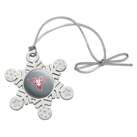 GRAPHICS & MORE WPI Secondary Logo Metal Snowflake Christmas Tree Holiday Ornament