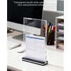 Acrylic Sign Holder 4x6 Inch (6 Pack) - Vertical Clear