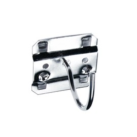 Triton Products 65200 Stainless Steel LocHook 2-1/4-Inch L Curved 2-Inch ID Pegboard Hook for Stainless Steel LocBoard, 3-Pack