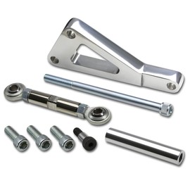 DNA MOTORING Alternator Bracket Kit Compatible with Chevy Small Block Long Water Pump SBC LWP, ABK-RC4304