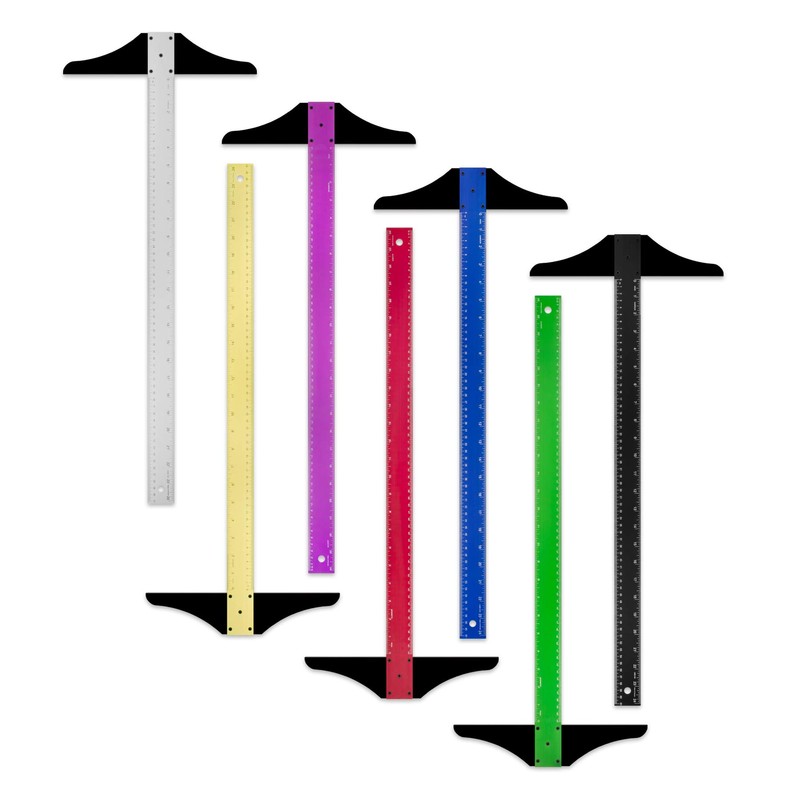 Alumicolor 24-inch Standard Aluminum T-Square for Art Framing & Drafting,