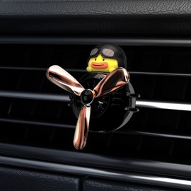 Car Air Fresheners Pilot Black Warrior Cute Car Diffuser Rotating Propeller Cartoon Automotive Air Outlet Fan Creative Car Perfume Decoration Automotive Air Fresheners for Cars (Pilot Black Warrior)