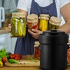 Tioncy 2.6 Gallon 10L Fermentation Crock Ceramic Sauerkraut Crock with