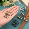uxcell Metal Roller Buckle, 4Pcs 7/8 Inch Single Prong Belt