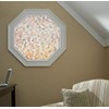 Autotech Park Precut Octagon Window Film, Stone Design, Self Static