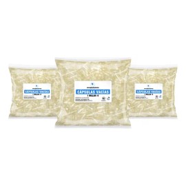 Capsulas Vacias #0 Transparentes, 3 Millares