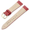 Hadley-Roma 20mm 'Men's' Leather Watch Strap, Color:red (Model: MSM717RQ 200)