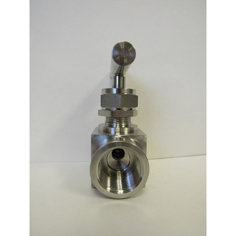 PRM 1 Inch Needle Valve, 304 Stainless Steel, T-Design Handle,