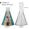 Cneztholim Sea Turtle Hanging Kitchen Towels Summer Ocean Tie Towels