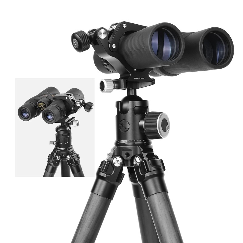 SWFOTO CC-09 Binocular Tripod Adapter Tripod Mount Holder Spark Clamp