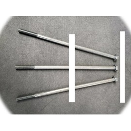 (Qty 1pc) M12-1.75x300 mm Bolt/Hex Head Cap Screws DIN 931 Grade 10.9 12mm x 300mm P Hardware Fastener Kit Set RV5289S