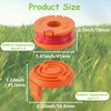 EPLZON Grass Trimmer Spool for Worx Grass Trimmer, Diameter 1.65