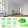Laser Level 360 Self Leveling with Tripod,CinusLinus 4D Lazer Level,4x360°