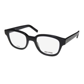 Jack Spade 0807 Men's Sherman Black Plastic Frame Eyeglasses