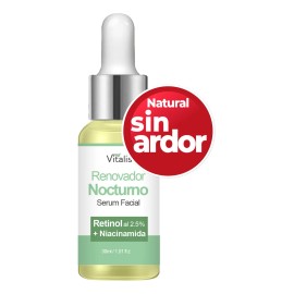Serum Retinol B3 Natural Antiarrugas Alta Concentración 2.5% Todo Tipo De Piel Noche