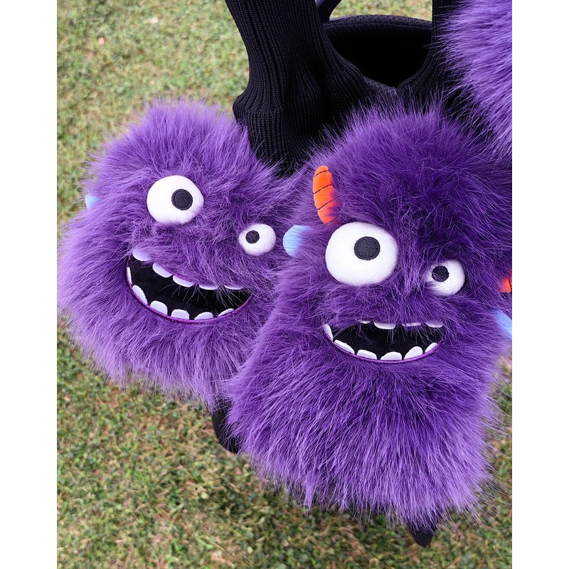 Golf Headcover, Character Putter Cover, For Blades, Pin-shaped, L-shaped, Plush