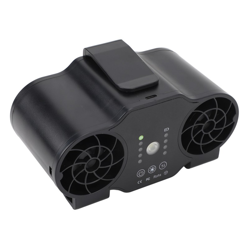 Clip On Waist Fan 4 Speed Gears Forward Reverse Rotation