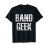 Band Geek Sheet Music - Marching & Concert Band T-Shirt