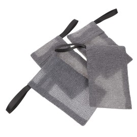 Baluue 3sets Portable Lightweight Exfoliating Soap Pouch Bar Soap Savers for Travel 4pcs*3