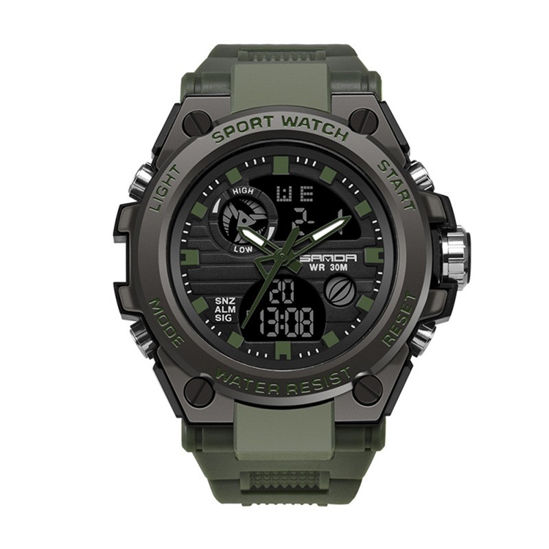 SANDA Sanda 739 outdoor sports dual display movement multi-kinetic electronic