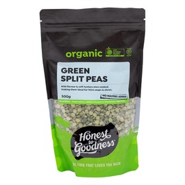 Honest to Goodness Organic Dried Green Split Peas 500 g