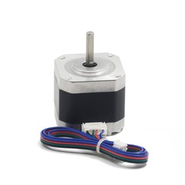 Iverntech Nema 17 Stepper Motor 42x40mm Body Bipolar 1.5A 400mN.m 2 Phase 4 Wires 1.8 ° for 3D Printer or CNC Machine with 1M Motor Cable
