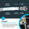 Eastman 6 Ft. Dishwasher Installation Kit, Braided Stainless Steel Supply