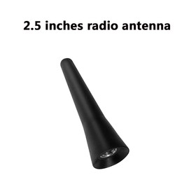 Antena corta para Toyota Car SUV MPV Truck Pick-up todos los modelos | Negro 2.5 pulgadas | Mini antena de radio de repuesto directo | Antena para Carro | Accesorios Toyota Tundra Tacoma