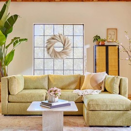 27'' Artificial Pampas Grass Wreath, UV Resistant Faux Pampas Wreath for Front Door, Porch, and Wall, Fluffy Boho Farmhouse Decor for All Seasons(Ivory&Taupe)