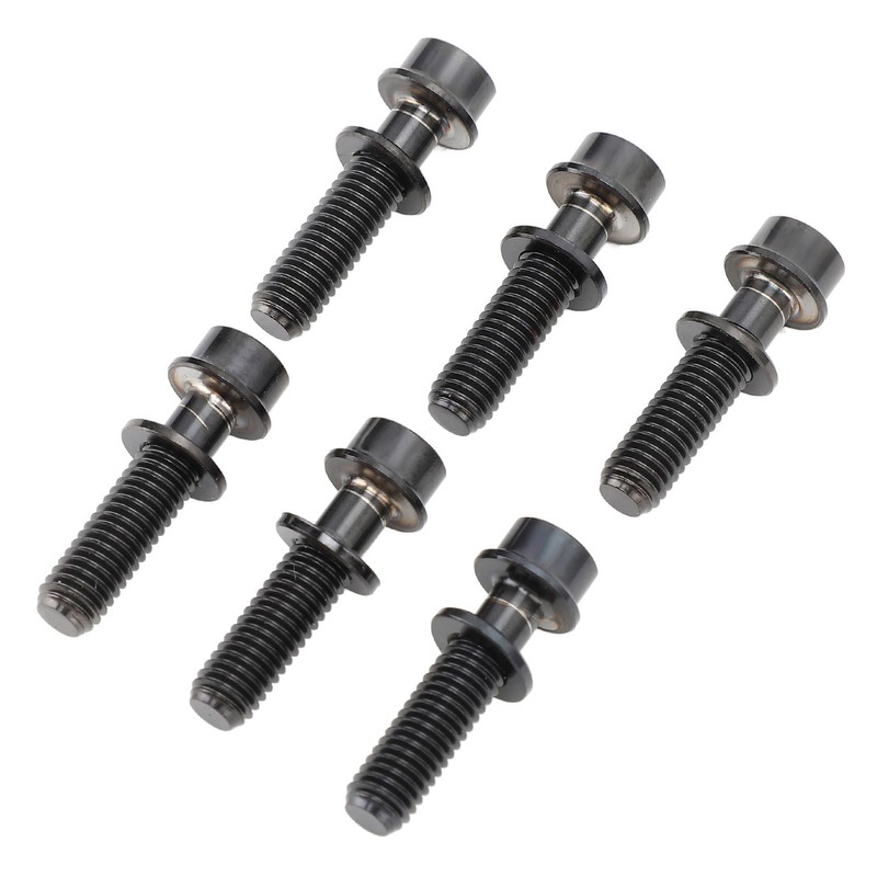 6PCS Bike Stem Bolts Titanium Alloy M5x20mm Bike Handlebar Stem
