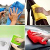 Wesell 16 Paños De Limpieza De Microfibra Trapos Toalla Multiusos