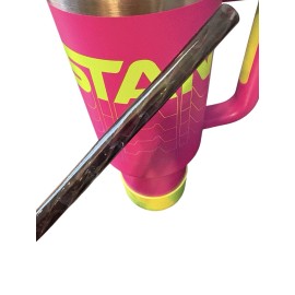 amber.orchid951 3-12” 40oz Tumbler Straws-Neon Green/purple/B