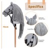 BEJOY Stick Horse Hobby Horse Toy, Horse on a Stick